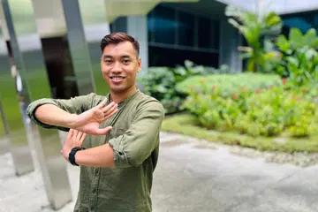 Penggiat seni tari, Sa’ed Abdul Fattah, 26 tahun, ingin terus melestarikan budaya dan seni Melayu Singapura melalui kerja seninya.