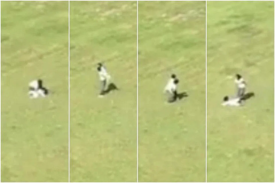 MENGASARI ANAK MAJIKAN: Seorang amah Indonesia, 24 tahun, telah memukul bahagian belakang anak majikannya sebelum membaling budak itu ke tanah sebanyak dua kali, mengakibatkan tulang belakang budak itu rapuh. -Foto FACEBOOK.