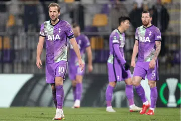MEMALUKAN: Pengurus Tottenham Antonio Conte berkata dia mula menyedari tahap sebenar skuadnya (gambar atas) selepas dimalukan dengan kekalahan 2-1 oleh kelab kerdil Slovenia NS Mura dalam saingan Liga Conference Eropah. - Foto REUTERS