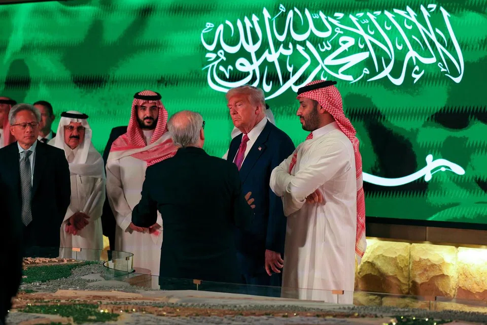 donald trump, putera mahkota arab saudi