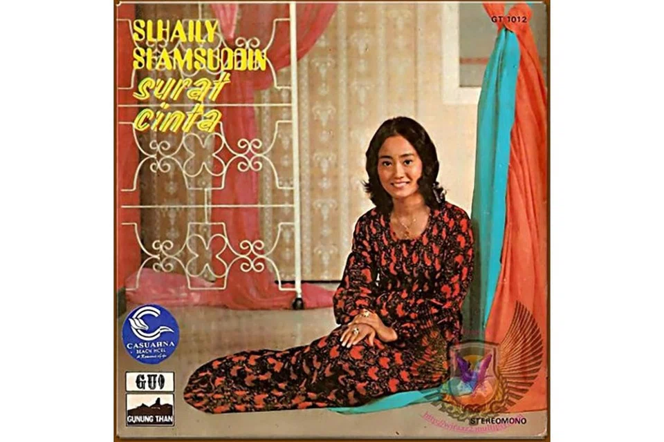 LAGU KENANGAN: Beberapa bulan sebelum pemergian P. Ramlee, Suhaily Shamsuddin berpeluang bekerjasama dengannya sebagai penerbit dan pencipta lagu 'Surat Cinta'. - Foto GR`EAT UNION ORGANISATION