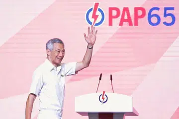 KONVENSYEN PAP: PM Lee Hsien Loong berucap di hadapan 2,500 aktivis PAP di Konvensyen PAP dan Majlis Anugerah PAP65 di Singapore Expo pada 10 November.
