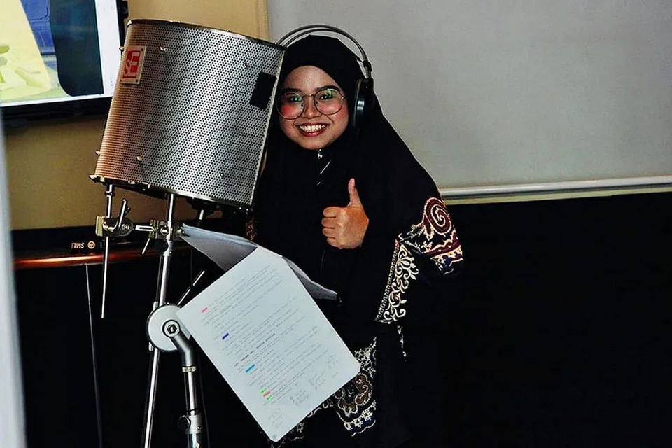 BERPENGALAMAN: Nurfathiah Diaz beralih dari meminjamkan suaranya pada watak animasi popular Upin dan Ipin kepada wira BoBoiBoy. - Foto ASTRO GEMPAK