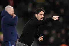 Pengurus Arsenal Mikel Arteta mahu pemain pasukannya bangkit daripada kekalahan berturut-turut apabila menentang Sporting pada 7 April 2026.