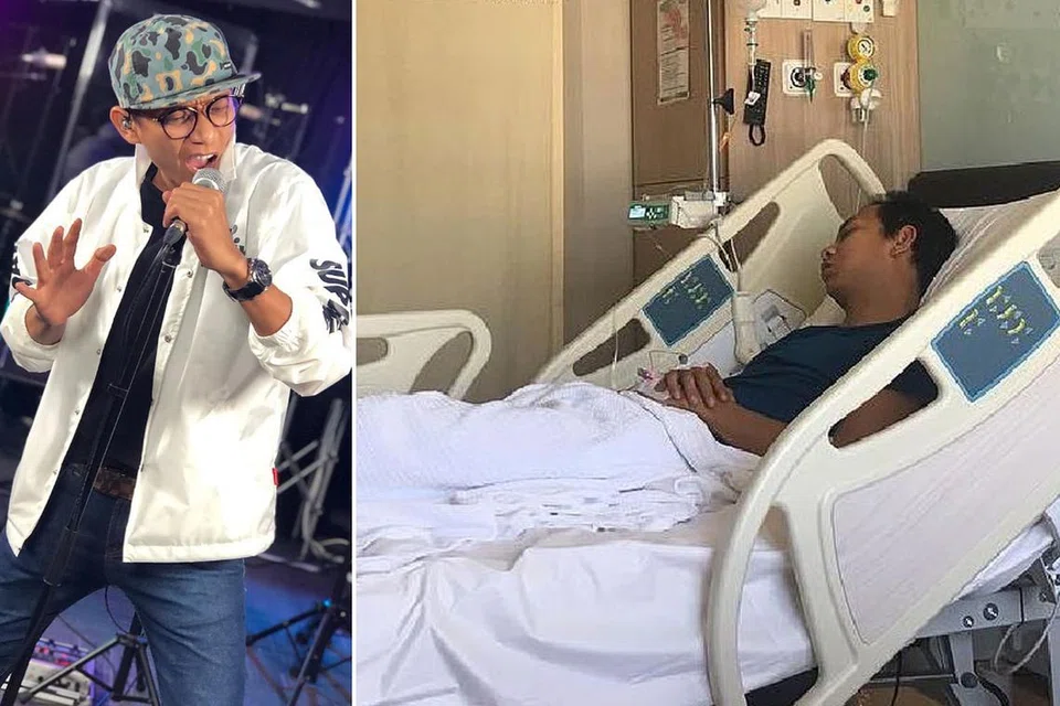 TIDAK SEDARKAN DIRI: Pelawak dan penyampai radio Ajak Shiro telah dikejarkan ke hospital Ahad lalu selepas beliau tidak sedarkan diri ketika berada di sesi latihan Bintang Bersama Bintang edisi Raya. - Foto-foto INSTAGRAM AJAK SHIRO