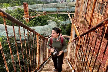 Berkunjung ke taman bertema air yang usang di Hanoi, Vietnam, pada Ogos 2024.