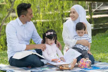 ibu bapa, anak, kasih sayang, tindakan