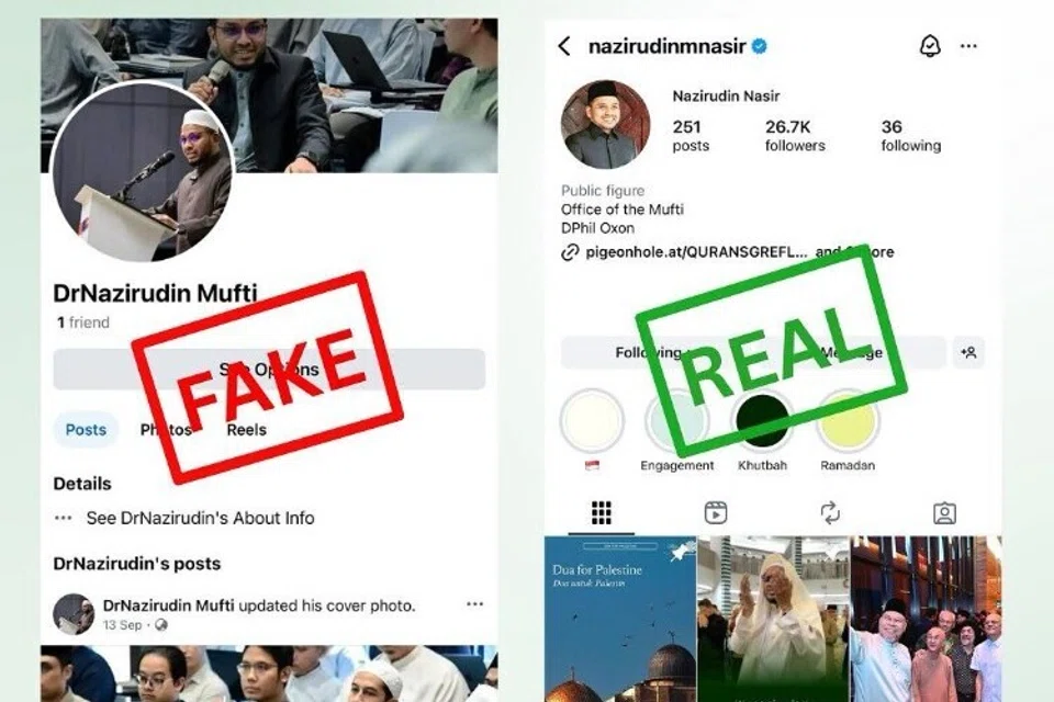 muis, facebook, akaun palsu, mufti,  Dr Nazirudin Mohd Nasir