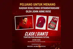 Menang topi dan skarf yang ditandatangani legenda Liverpool, John Arne Riise.