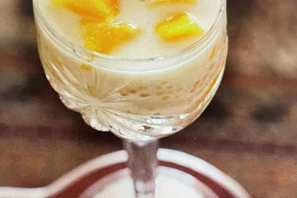 sagu biji, honeydew, manggan
