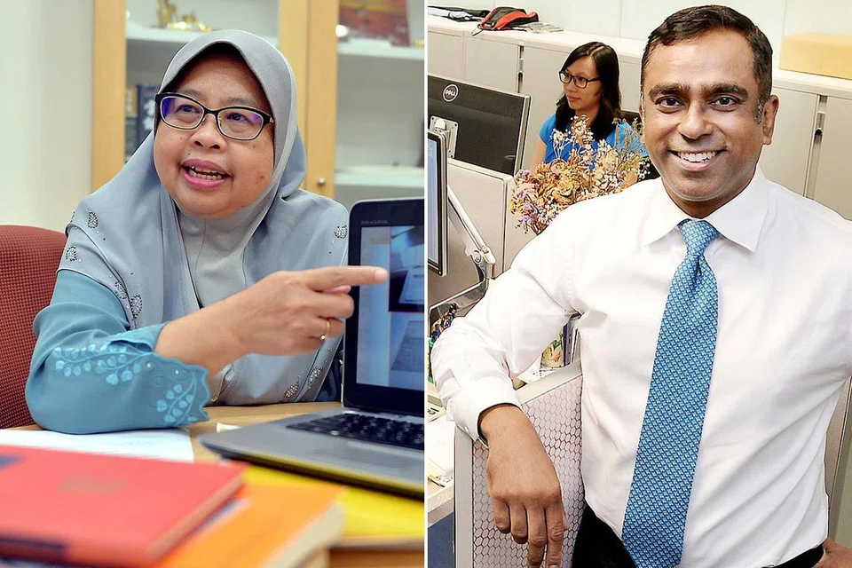 PELANTIKAN BARU: (dari kiri) Profesor Madya Hadijah Rahmat dan karyawan bank Citi, Encik Adam Rahman bertekad memberi sumbangan sebagai Jaksa Pendamai. - Foto-foto fail