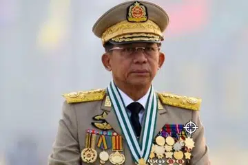 Ketua junta Myanmar, Jeneral Kanan Min Aung Hlaing, menggulingkan pemerintah yang dipilih dalam rampasan kuasa pada 1 Feb 2021.