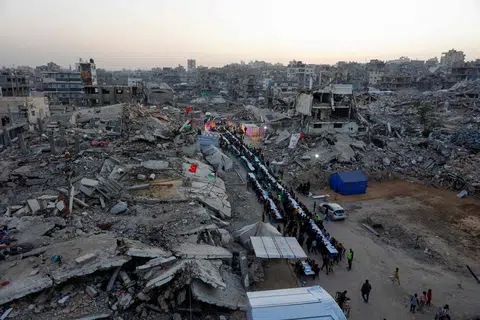 PBB, pembersihan etnik Gaza, laporan hak asasi manusia 2026, Volker Turk, kebuluran Gaza, pengilhakan Tebing Barat, isu kemanusiaan Palestin.