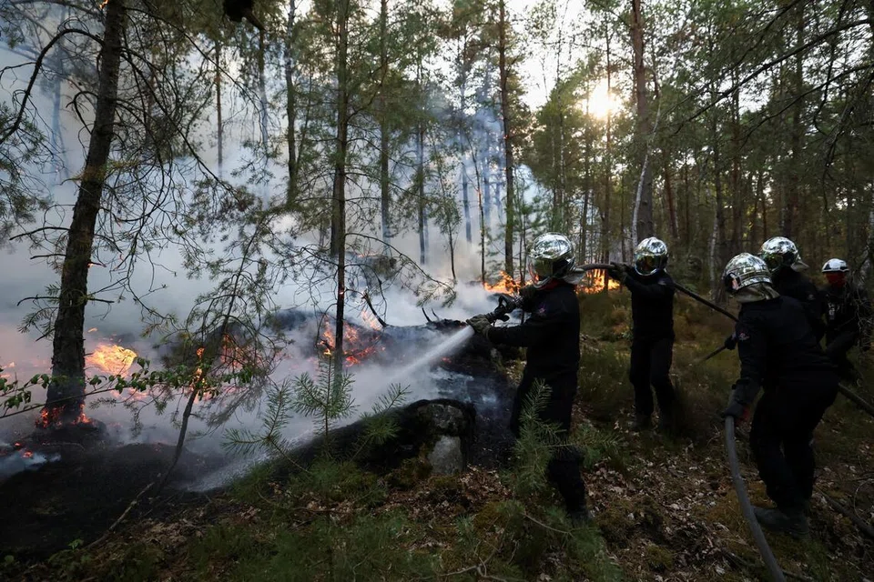 kebakaran hutan eropah