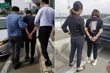 Ng Teck Lee, bekas Ketua Pegawai Eksekutif firma kitar semula, Citiraya Industries, dan isterinya Thor Chwee Hwa diserahkan kepada pegawai CPIB pada 3 Disember apabila ditangkap di Johor Bahru.