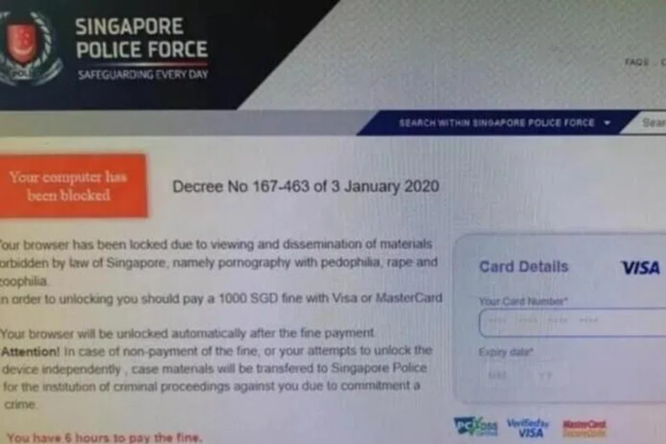 pop-up, polis, amaran pop-up palsu