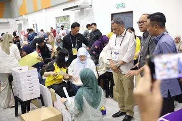 Pilihan Raya Negeri Johor, SPR, keluar mengundi