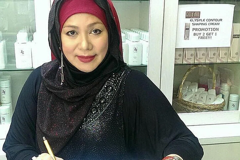 Cik Zubaedah C Hassan, pemilik Citra Ayu Beauty & Spa