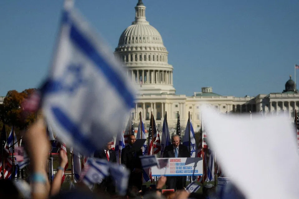 SOKONGAN MAJORITI: Di Dewan Senat Amerika, majoriti besar  Demokrat Presiden Joe Biden menyokong penyelesaian dua negara bagi konflik Israel dengan Palestin.