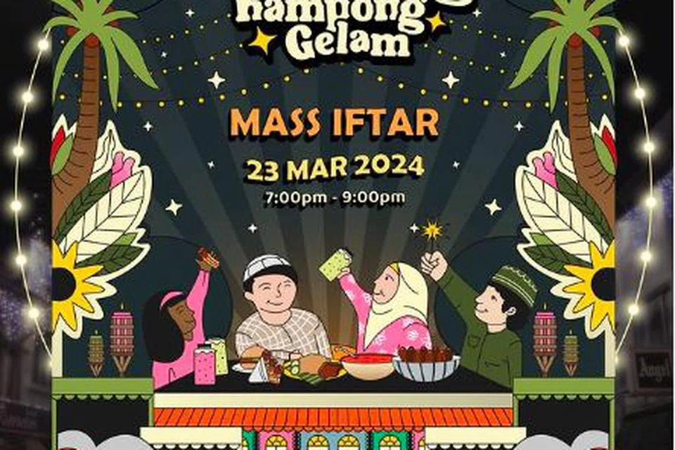Acara berbuka beramai-ramai di acara ‘Gemilang Kampong Gelam 2024’ pada Sabtu, 23 Mac ini. 