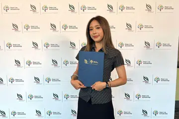 rawat haiwan, penerima Biasiswa NParks-Peter Lim,  Diploma Teknologi Veterinar di Politeknik Temasek  