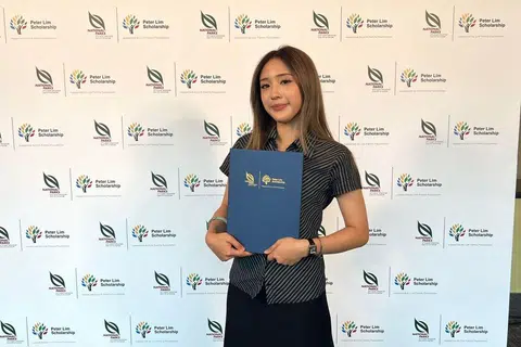 rawat haiwan, penerima Biasiswa NParks-Peter Lim,  Diploma Teknologi Veterinar di Politeknik Temasek  
