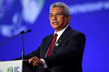 Mantan Presiden Sri Lanka tingglkan Singapura
