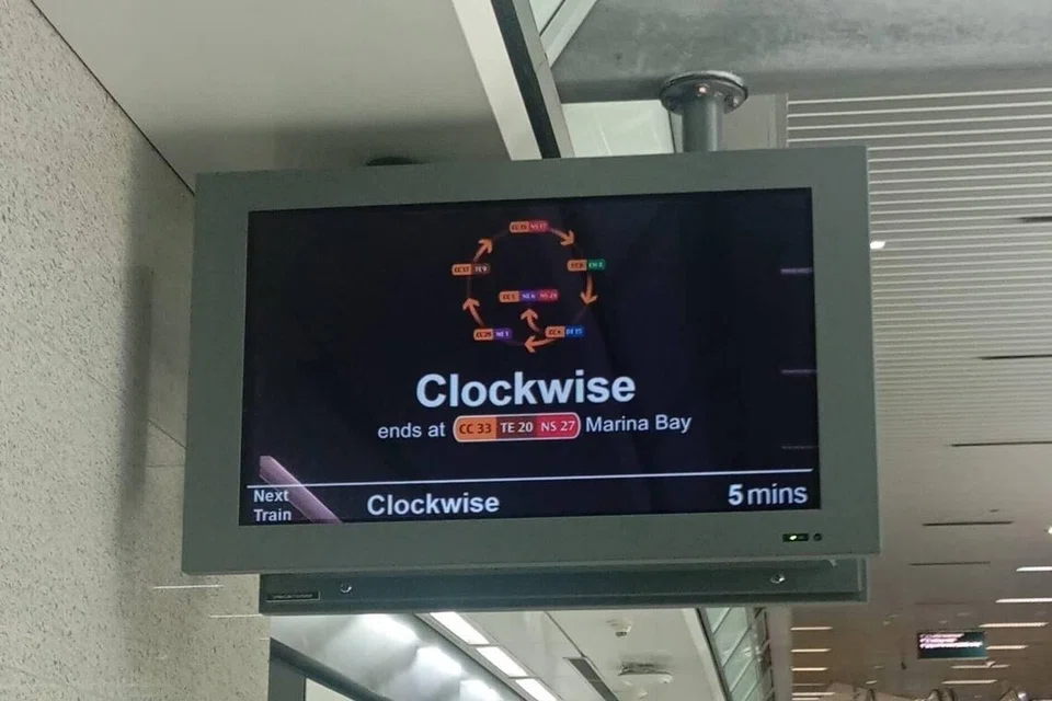CCL, laluan MRT, LTA, keliru, persoal, clockwise, anticlockwise