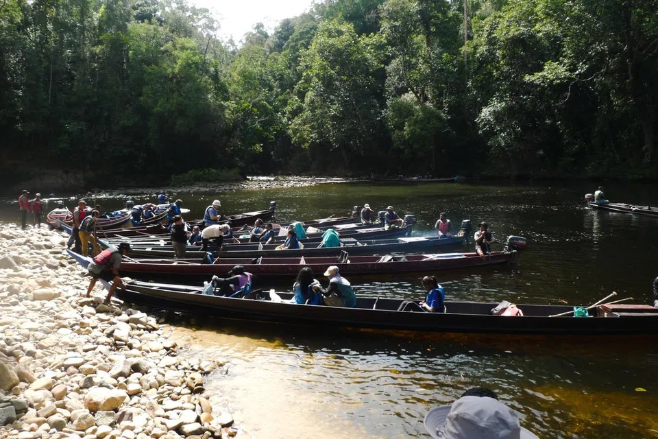Pemandangan di Sanctuary Ikan Kelah yang menjadi lokasi pembiakan ikan kelah hab pelancongan ekologi yang menjana pendapatan untuk penduduk di Pahang.