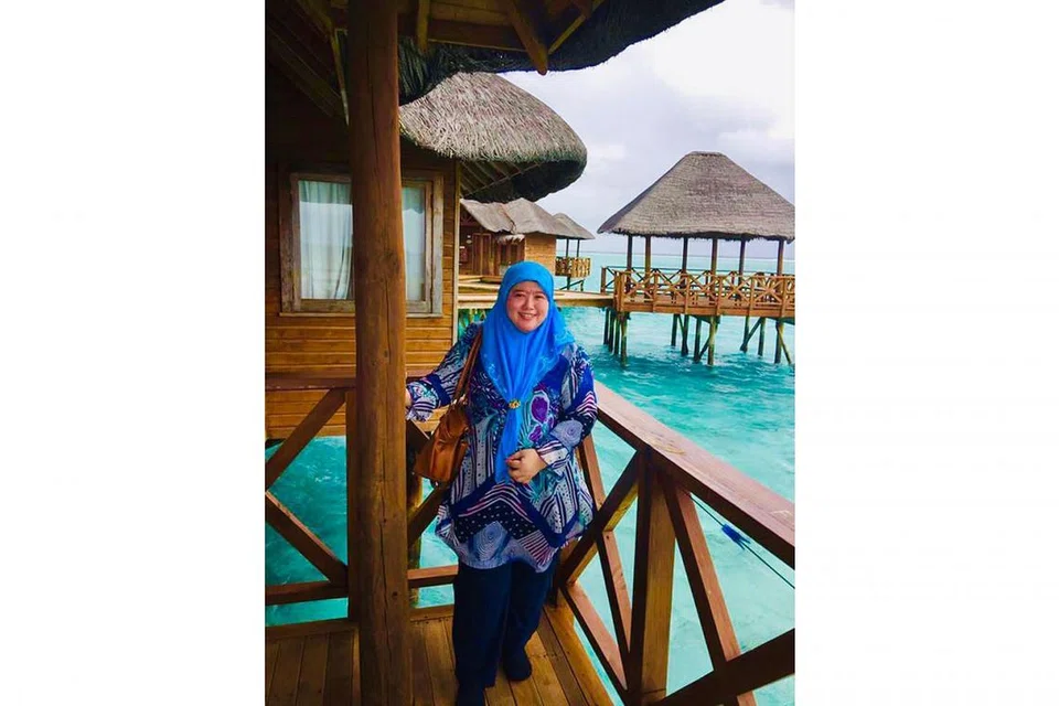 SAUJANA MATA MEMANDANG: Pemandangan di Pusat Peranginan Kepulauan Fihalhohi di Maldives ini menenangkan wartawan Cik Haryani Ismail. - Foto BH oleh HARYANI ISMAIL 