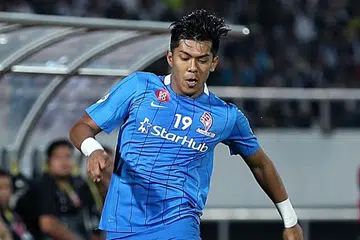 BERSARA: Amri telah membuat 132 penampilan dan menjaringkan 32 gol untuk negara sejak menerima panggilan ke skuad pasukan nasional pada 2004. - Foto fail