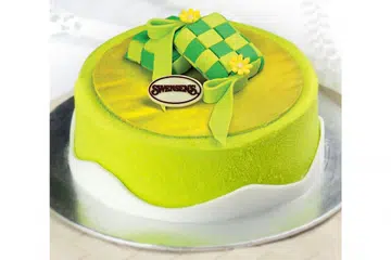 KEK EID MUBARAK: Kek aiskrim berperisa gula melaka bergaram yang baru diperkenalkan Swensen's. - Foto SWENSEN'S