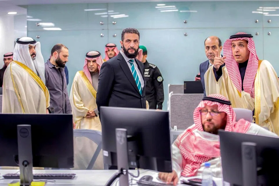 Presiden peralihan Syria, Encik Ahmed al-Sharaa, melakukan kunjungan ke pejabat Penguasa Data dan Kecerdasan Buatan Arab Saudi pada 2 Februari.