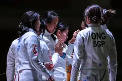 Kiria Tikanah bangkit dari kekecewaaan dari acara individu 'epee' untuk menyumbang emas kepada acara berpasukan wanita 'epee' negara.