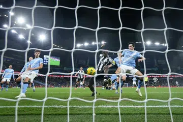 bola sepak, Piala EFL, Manchester City, tempah perlawanan akhir Piala Carabao,  bakal menentang pendahulu Liga Perdana, Arsenal, selepas membelasah juara bertahan, Newcastle, 5-1
