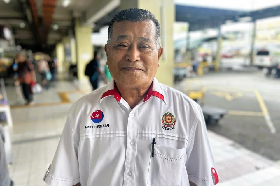 Pengerusi gabungan tiga persatuan teksi rentas sempadan Johor Bahru-Singapura, Encik Mohd Suhaimi Saidi, 65 tahun.