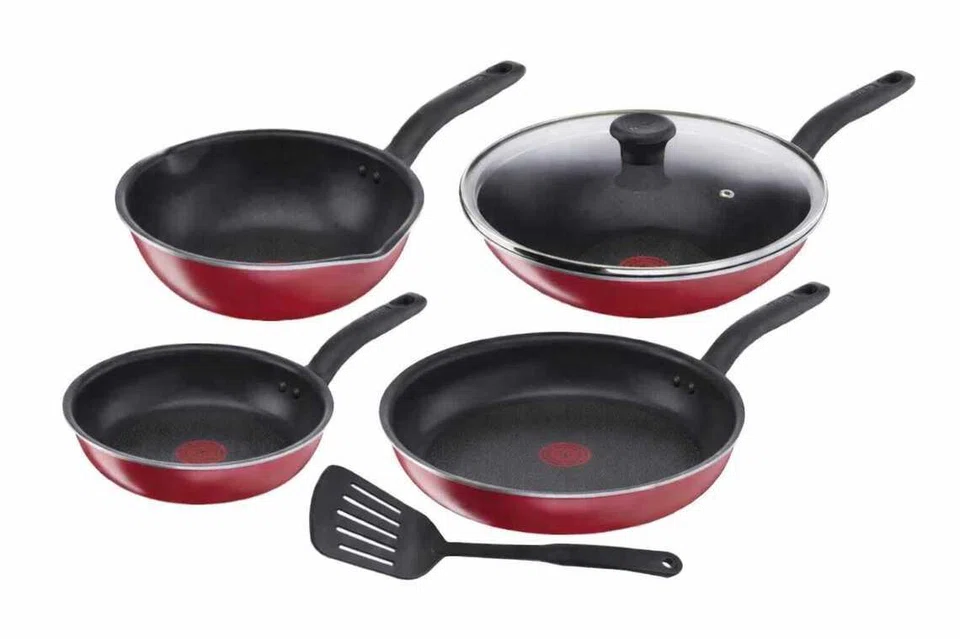Miliki dengan segera set peralatan memasak enam unit Tefal So Red hanya $98 (Harga biasa $229).