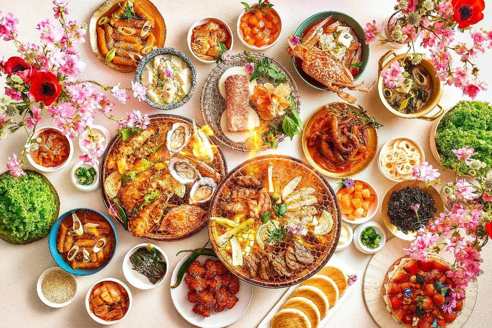 Parkroyal Collection, Peppermint, bufet, makanan Korea