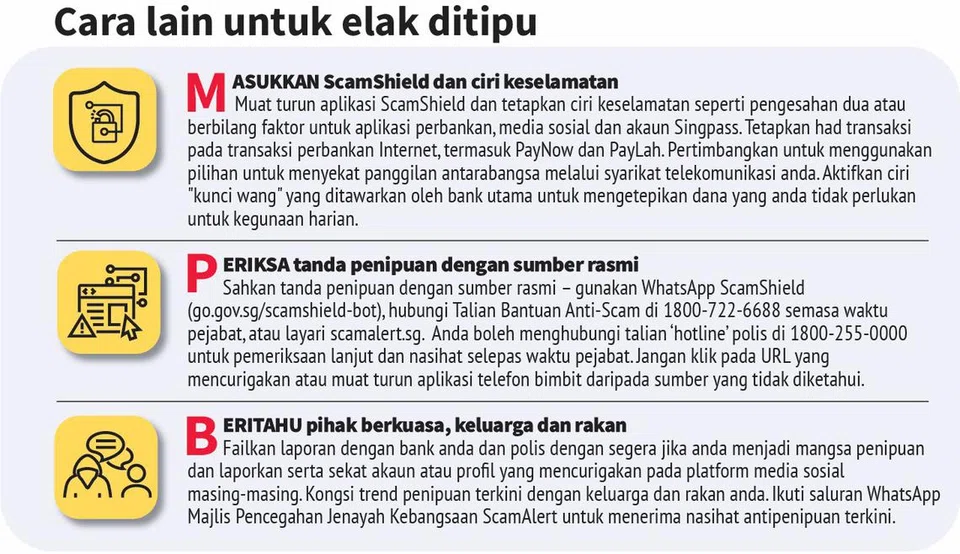 TERUS BERWASPADA: Lindungi diri anda terhadap perisian hasad atau malware dan ikuti saranan berikut. 