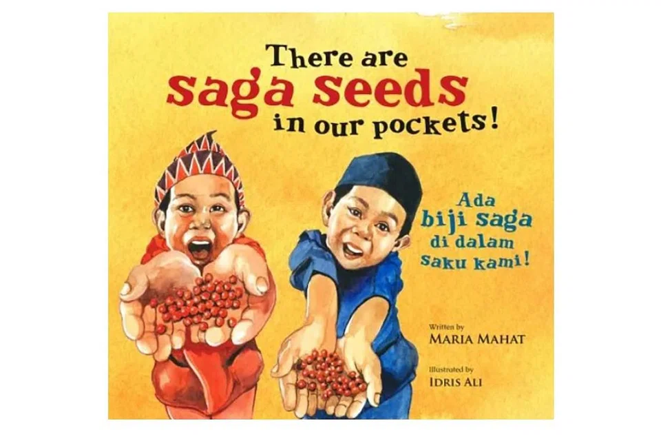 There are Saga Seeds in Our Pockets! (versi dwibahasa) - Oleh: Maria Mahat Ilustrasi: Idris Ali