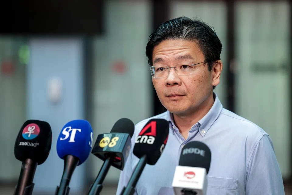 CMG20230712-YeapCT02/杨浚鑫/DPM Lawrence Wong Doorstop [MCI Building] **To be embargoed till 12/7 1800hrs**