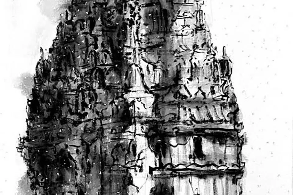 GAMBARAN ATAS KERTAS: Pameran lukisan ‘Empress of the Cradle’ mempamerkan 16 lukisan menggunakan teknik dakwat cair Cina. 