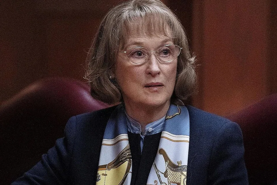 TIDAK SERIK: Walaupun projek filem Netflix, Dramedy of the Laundromat, tidak mendapat sambutan, Meryl Streep tetap bersemangat menjayakan projek penstriman komedi seperti Let Them All Talk dan Don't Look Up. - Foto HBO
