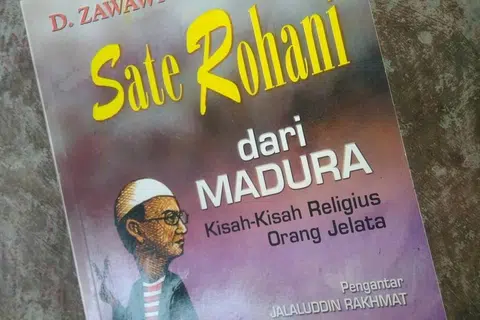 Buku tulisan Zawawi, ‘Sate Rohani dari Madura: Kisah-kisah Religius Orang Jelata’.