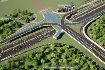 LEBIH MUDAH: Jejambat ini akan mewujudkan sambungan baru antara Seletar Link dengan Ekspreswe Tampines (TPE). 