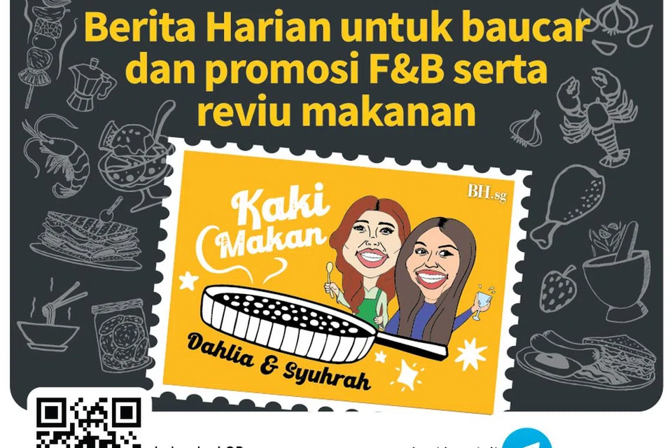 PEMINAT MAKANAN: Kaki Makan di Telegram menawarkan pelbagai kandungan berkaitan makanan dan juga baucar Makanan dan Minuman (F&B) 