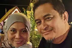 PENGORBANAN ISTERI: Apabila suaminya, Rosman Yahil, terkena jangkitan kencing tikus sehingga merebak ke ginjal menyebabkan ia gagal berfungsi, Dayangku Intan memutus mendermakan ginjalnya. - Foto KOSMO