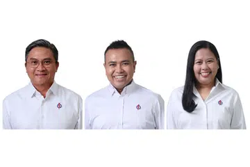 Anggota Parlimen (AP) GRC Bishan-Toa Payoh, Encik Saktiandi Supaat (kiri), dilantik sebagai Pengerusi Jawatankuasa Parlimen Pemerintah (GPC) Kewangan dan Perdagangan dan Perusahaan; AP GRC Pasir Ris-Changi, Encik Sharael Taha, mempengerusikan GPC Penerangan dan Pembangunan Digital; manakala AP GRC Sembawang, Cik Mariam Jaafar, mempengerusikan GPC Kesihatan.