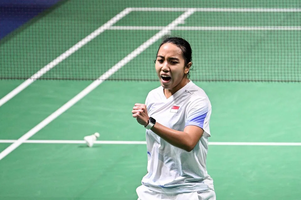 Pemain badminton wanita Singapura, Insyirah Khan.