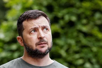 ENCIK VOLODYMYR ZELENSKIY: Menyatakan masa depan Ukraine adalah bersama EU. - Foto EPA-EFE